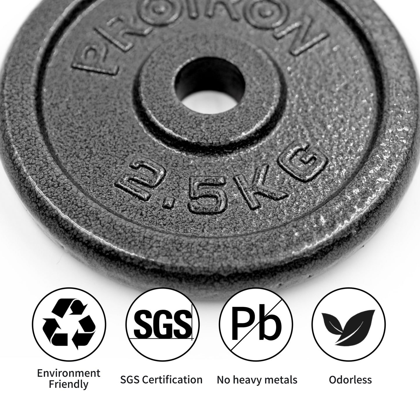 Feste Gusseisen-Gewichtsplatten für Standard 25mm